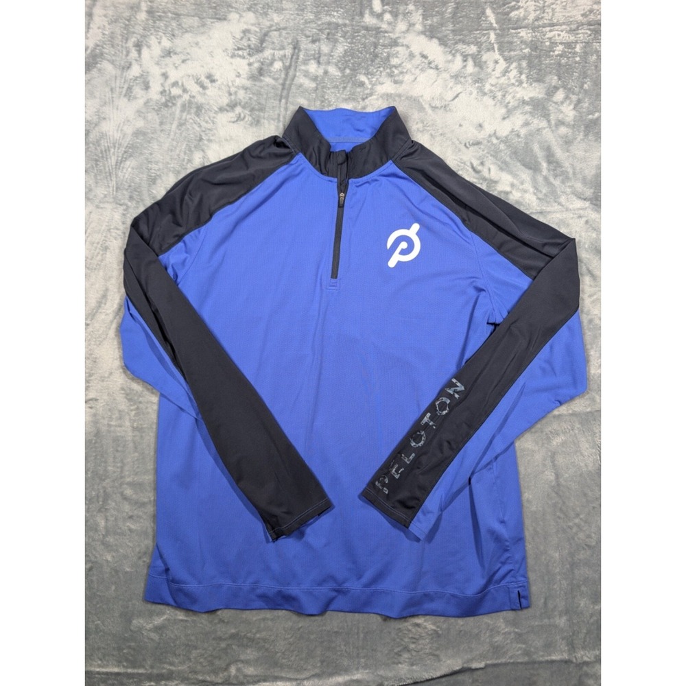 Rhone X Peloton Pullover Men XLarge 1/4 Zip Lightweight Performance Purple Black